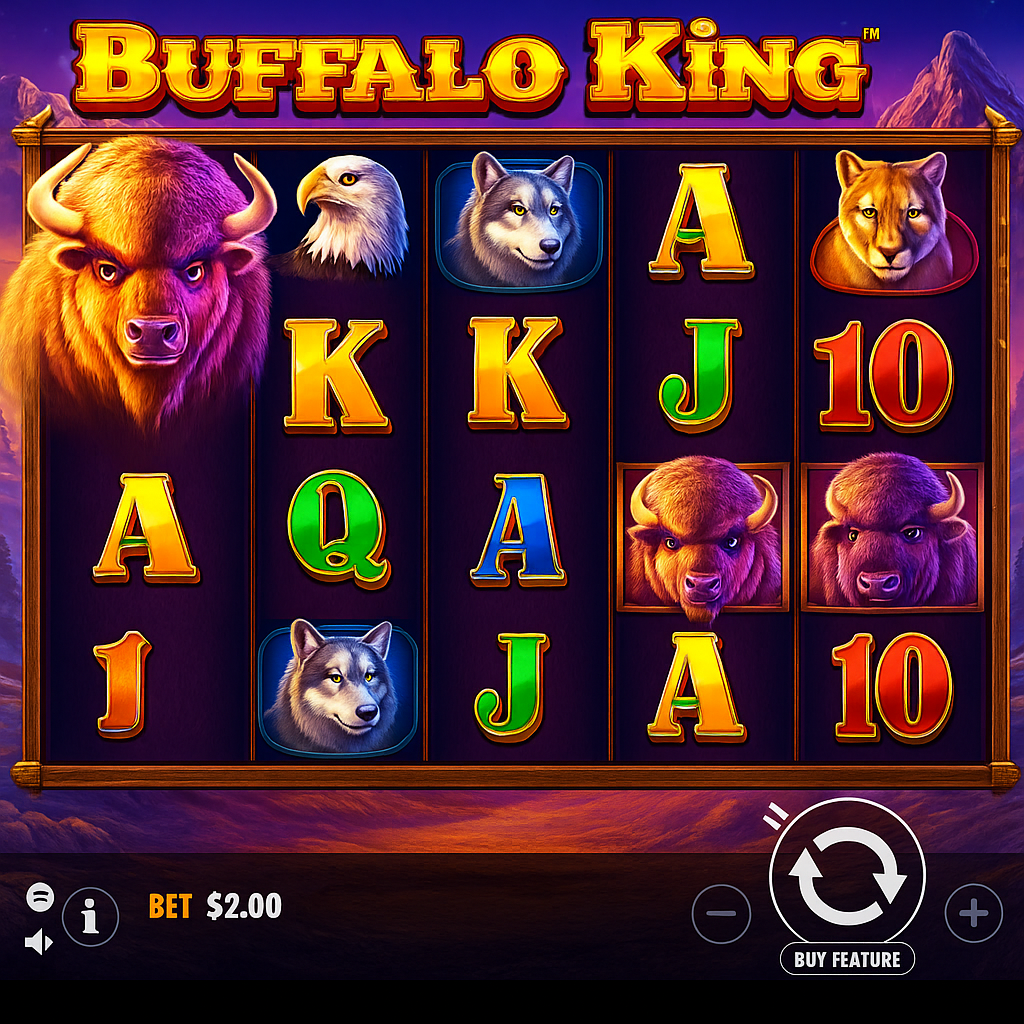 PitBet - Buffalo King Slot Game - Pragmatic Play