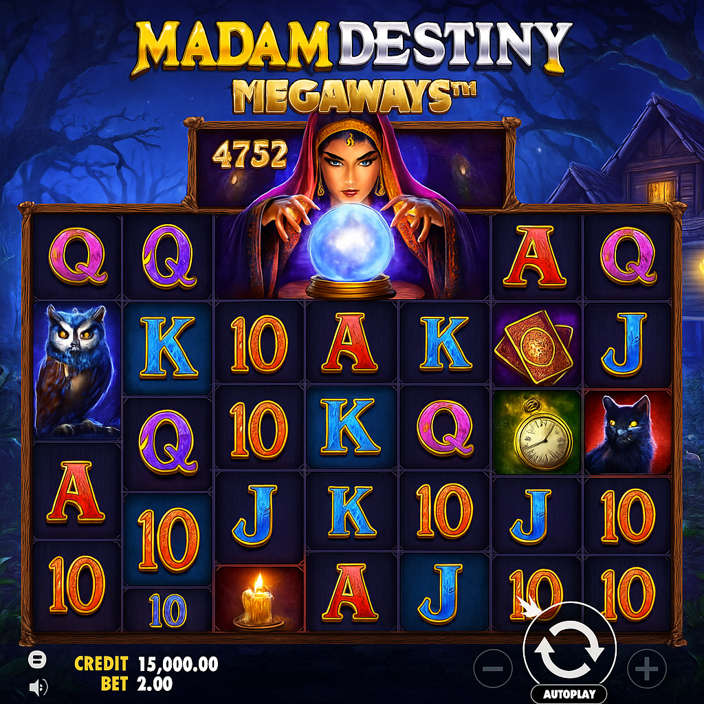 PitBet - Madam Destiny Megaways Slot Game - Pragmatic Play